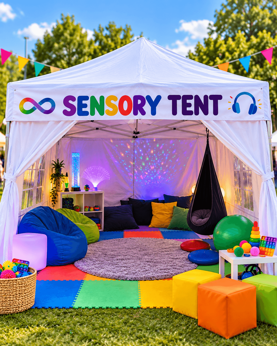 Sensory tent for events