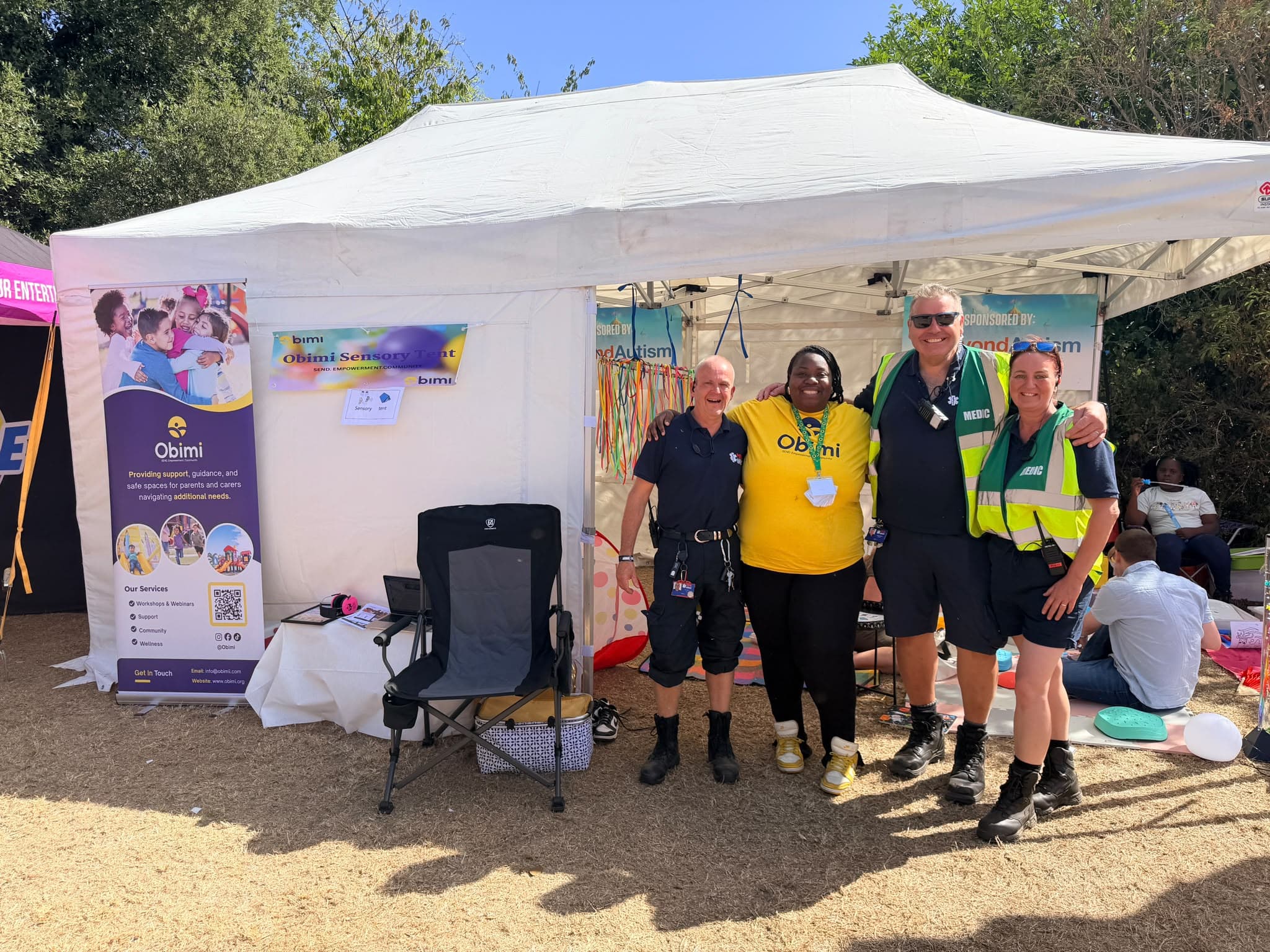 The Obimi team at our stand at Soultown festival